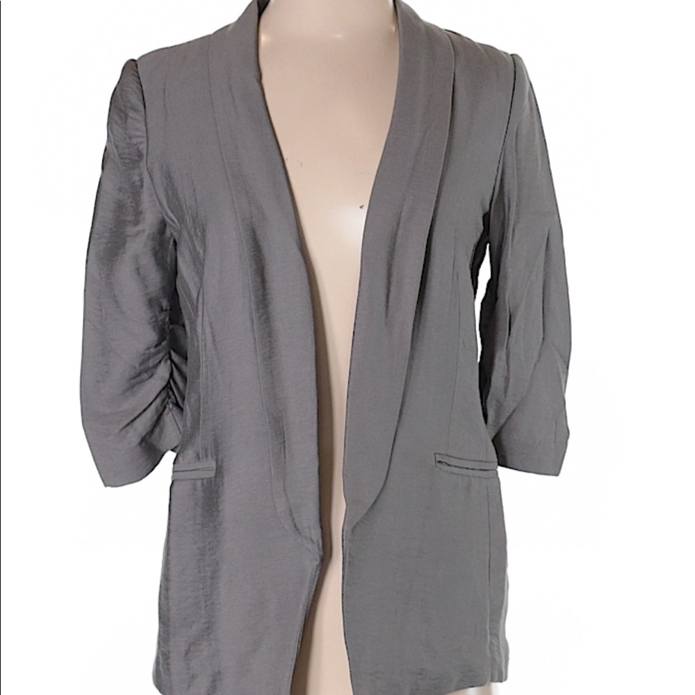 NWT Lauren Conrad Gray Boyfriend Blazer